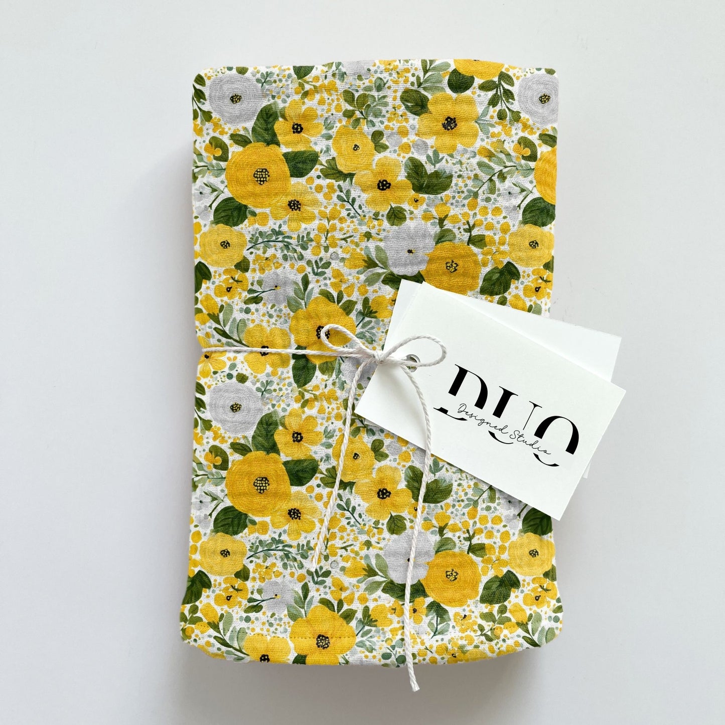 Bright Yellow Blooms Digital Seamless Pattern