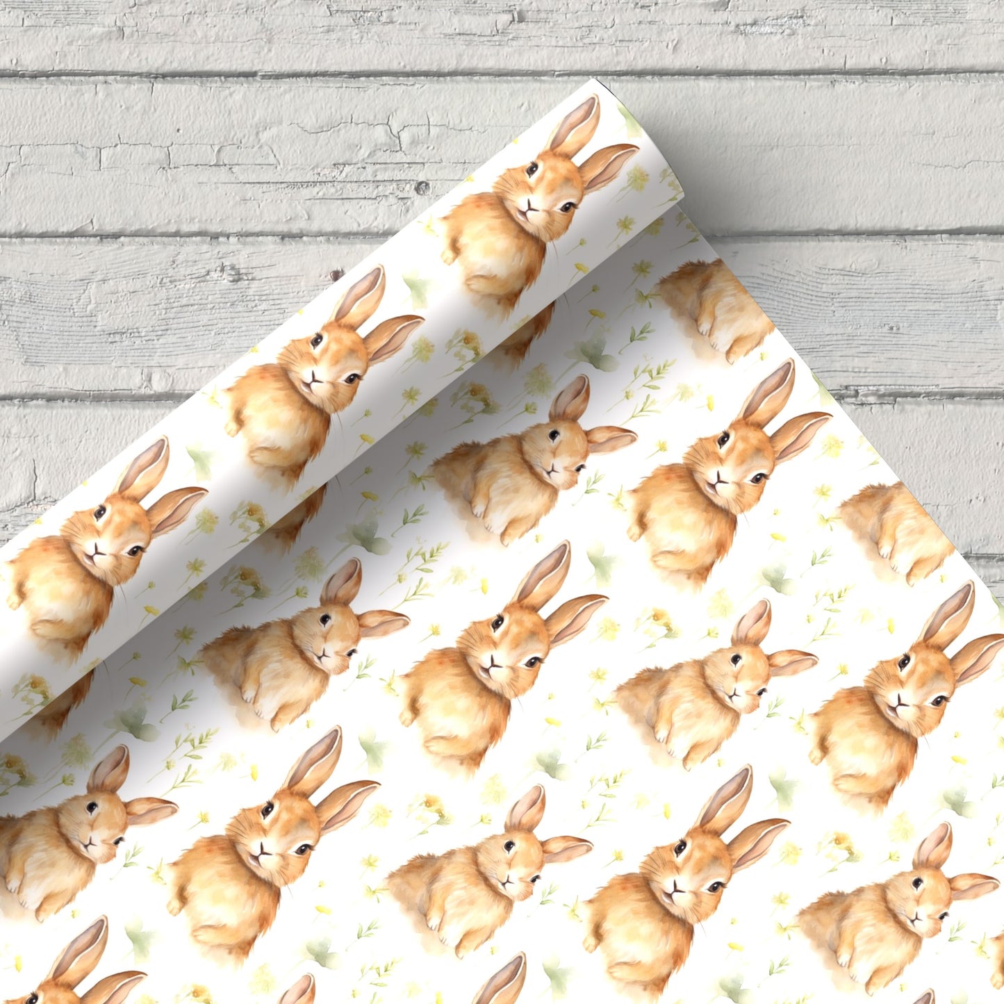 Bunny Rabbits Digital Seamless Pattern