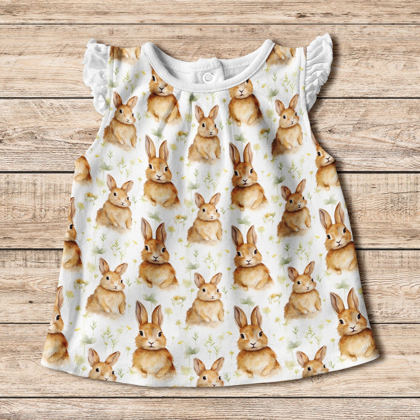 Bunny Rabbits Digital Seamless Pattern
