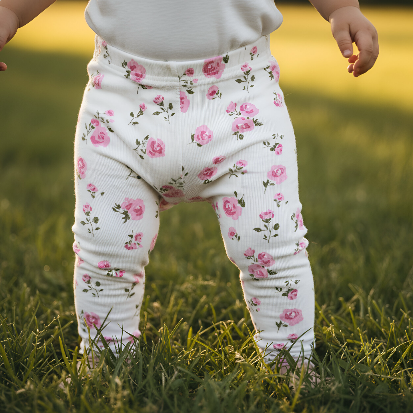 Minimalist Pink Floral Digital Seamless Pattern