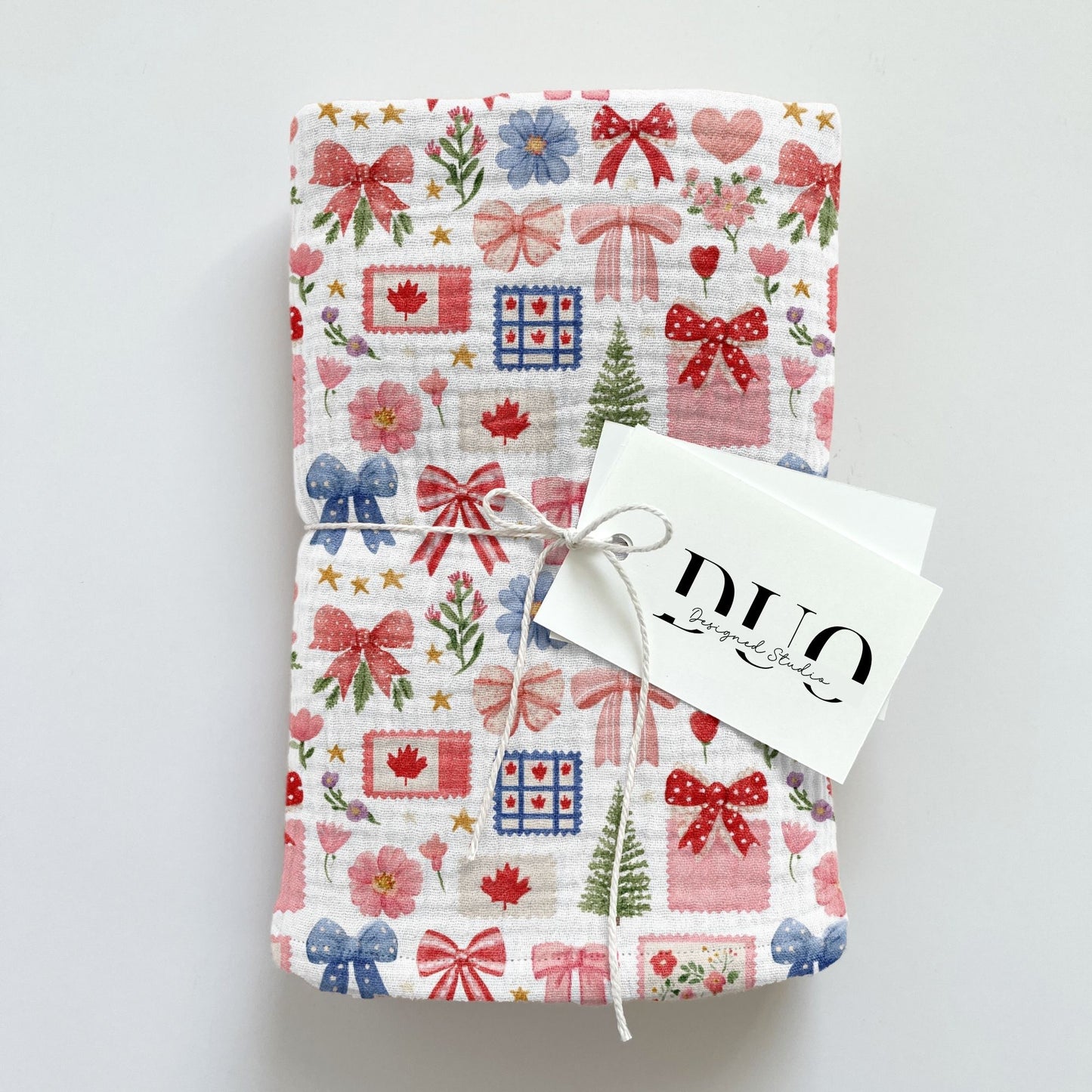 Canada Coquette Patchwork Digital Seamless Pattern