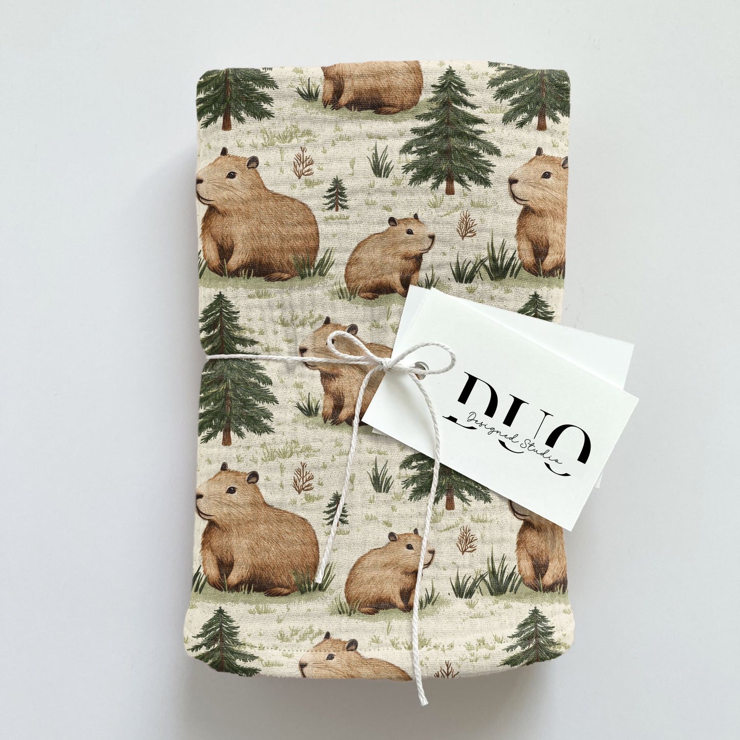 Capybara Digital Seamless Pattern
