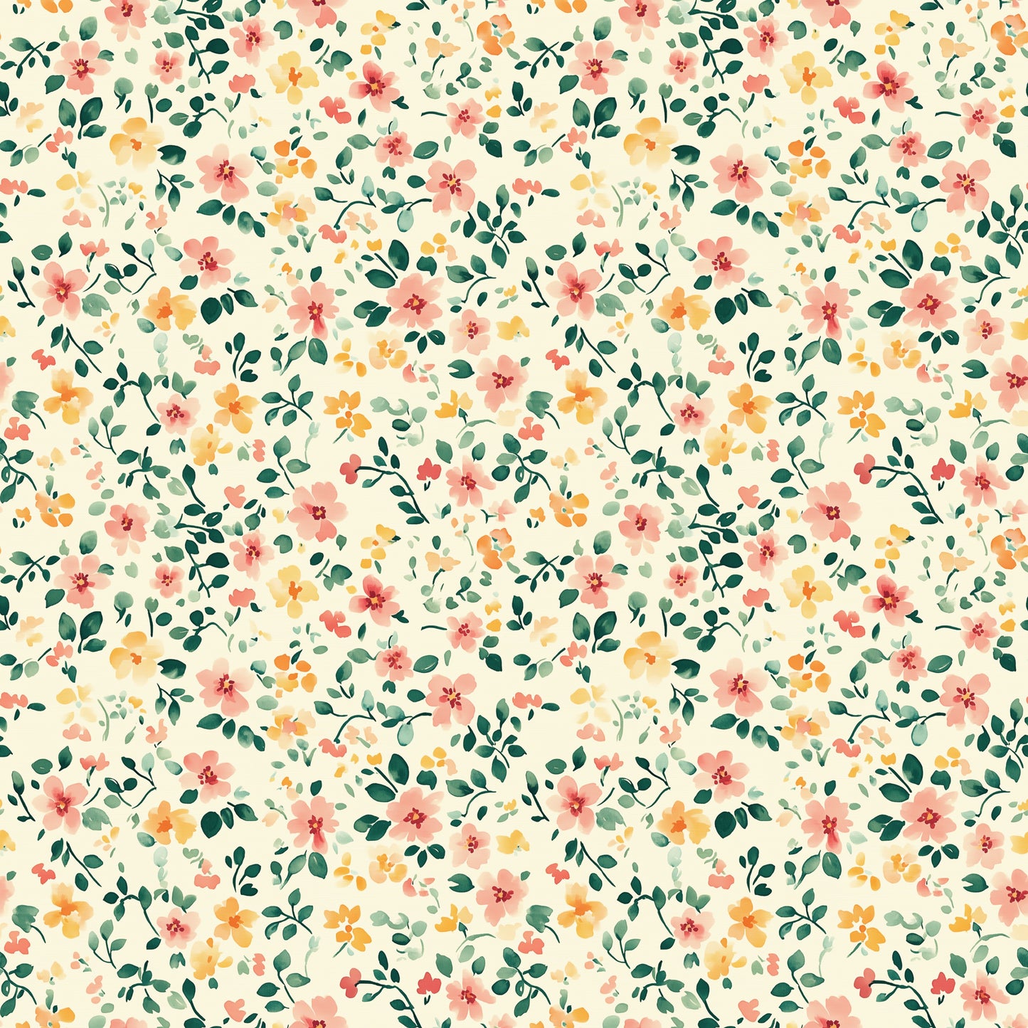 Carly Floral Digital Seamless Pattern