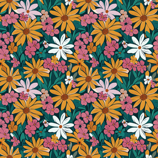 Caroline Floral Digital Seamless Pattern