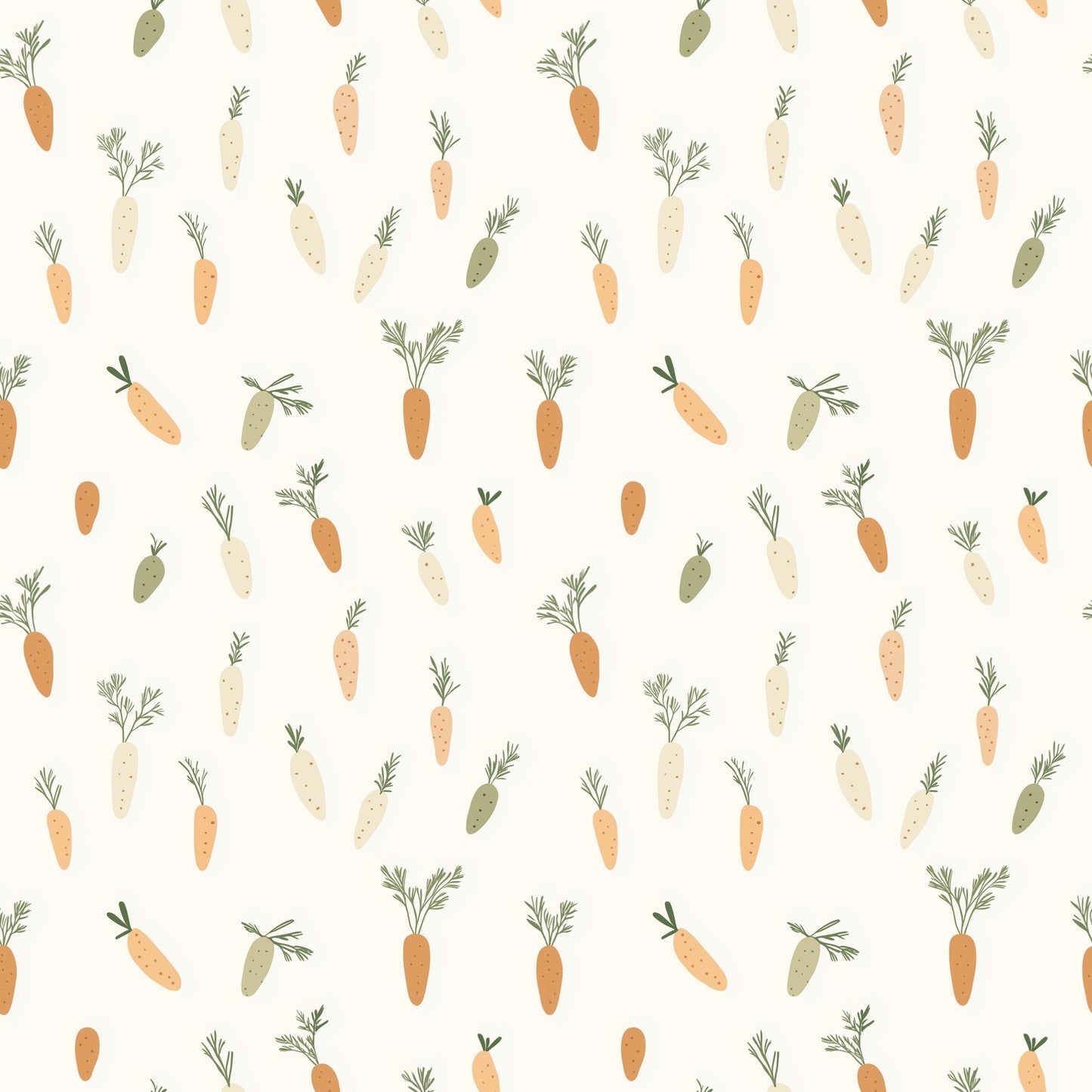Mini Carrots Digital Seamless Pattern