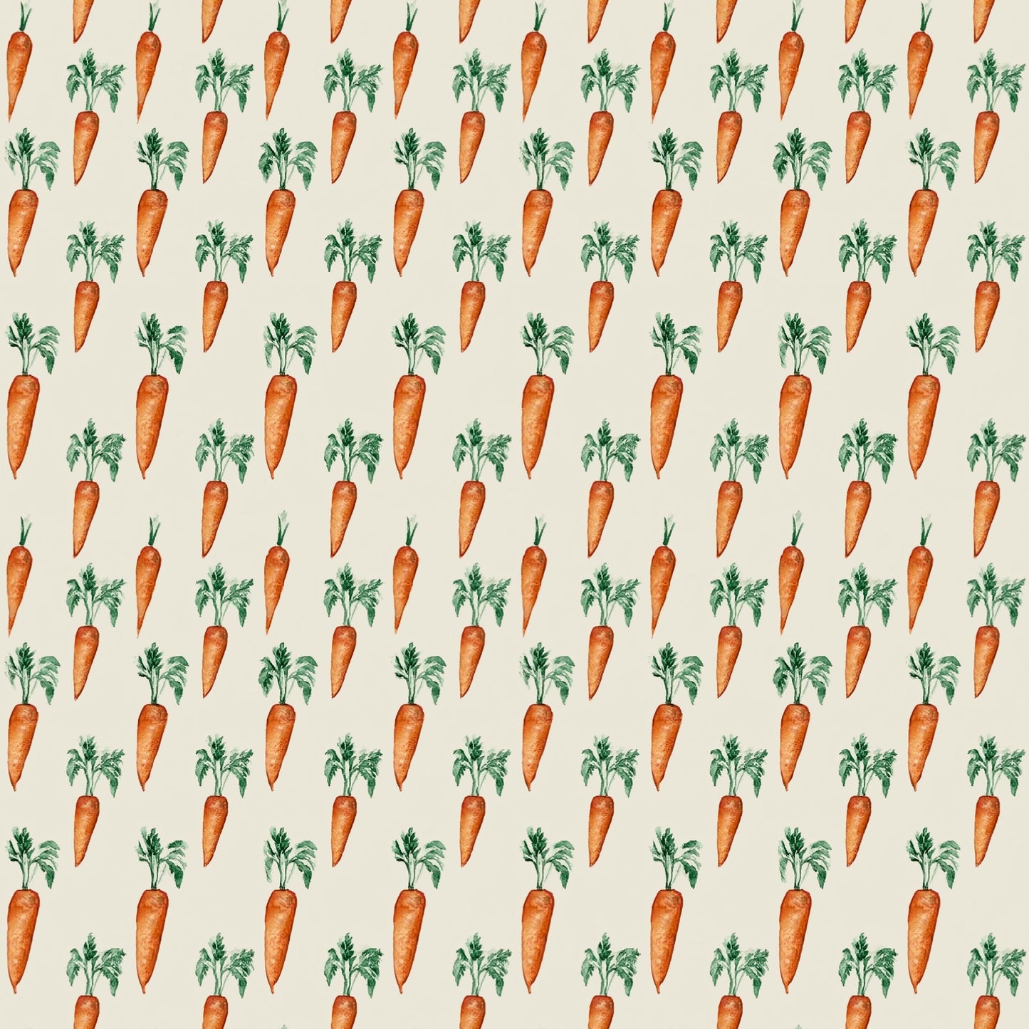 Watercolour Carrots Digital Seamless Pattern