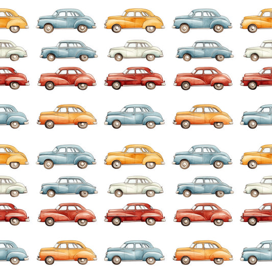 Cars Digital Seamless Pattern