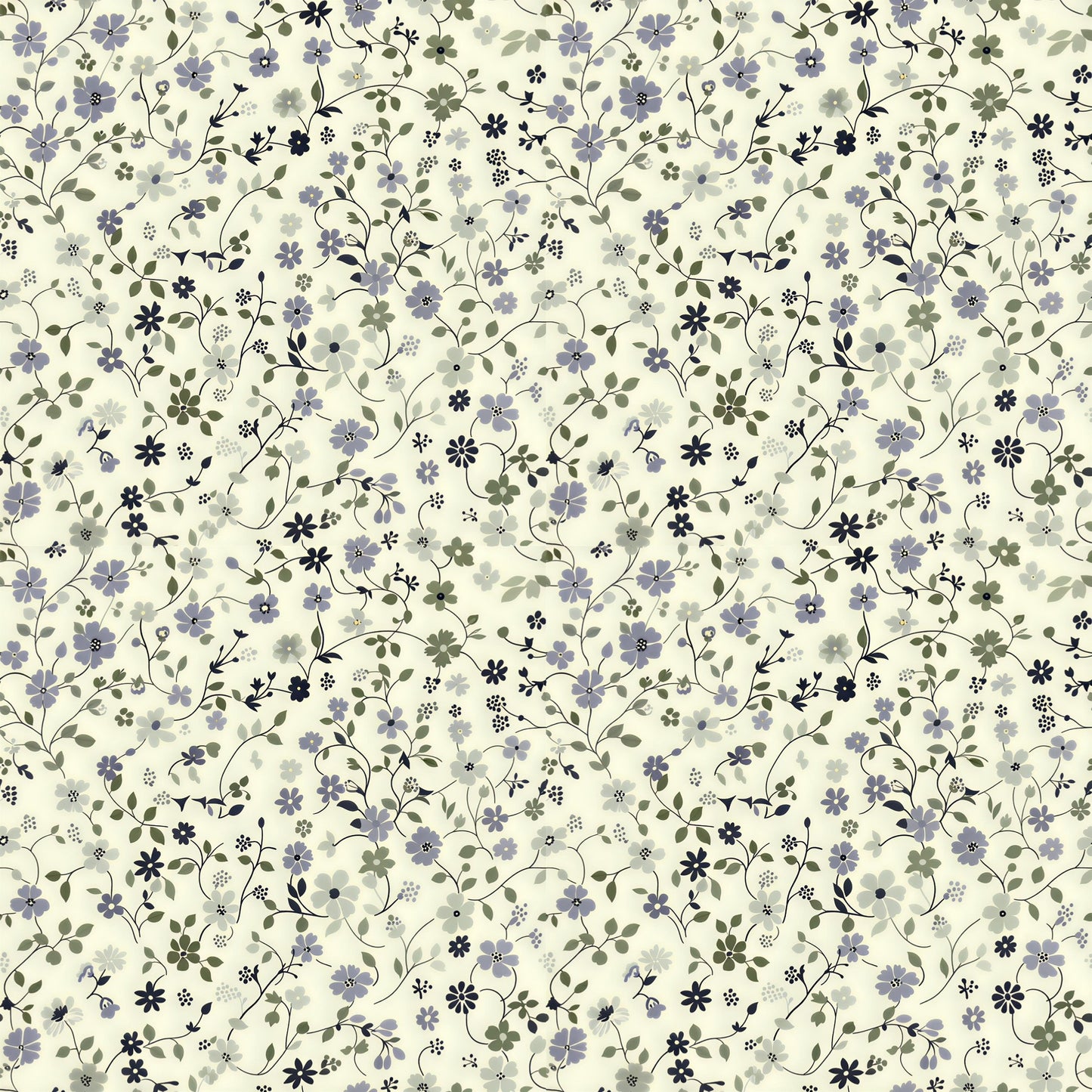 Cassie Floral Digital Seamless Pattern