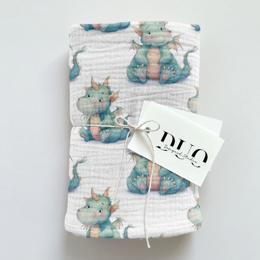 Cheeky Dragon Digital Seamless Pattern