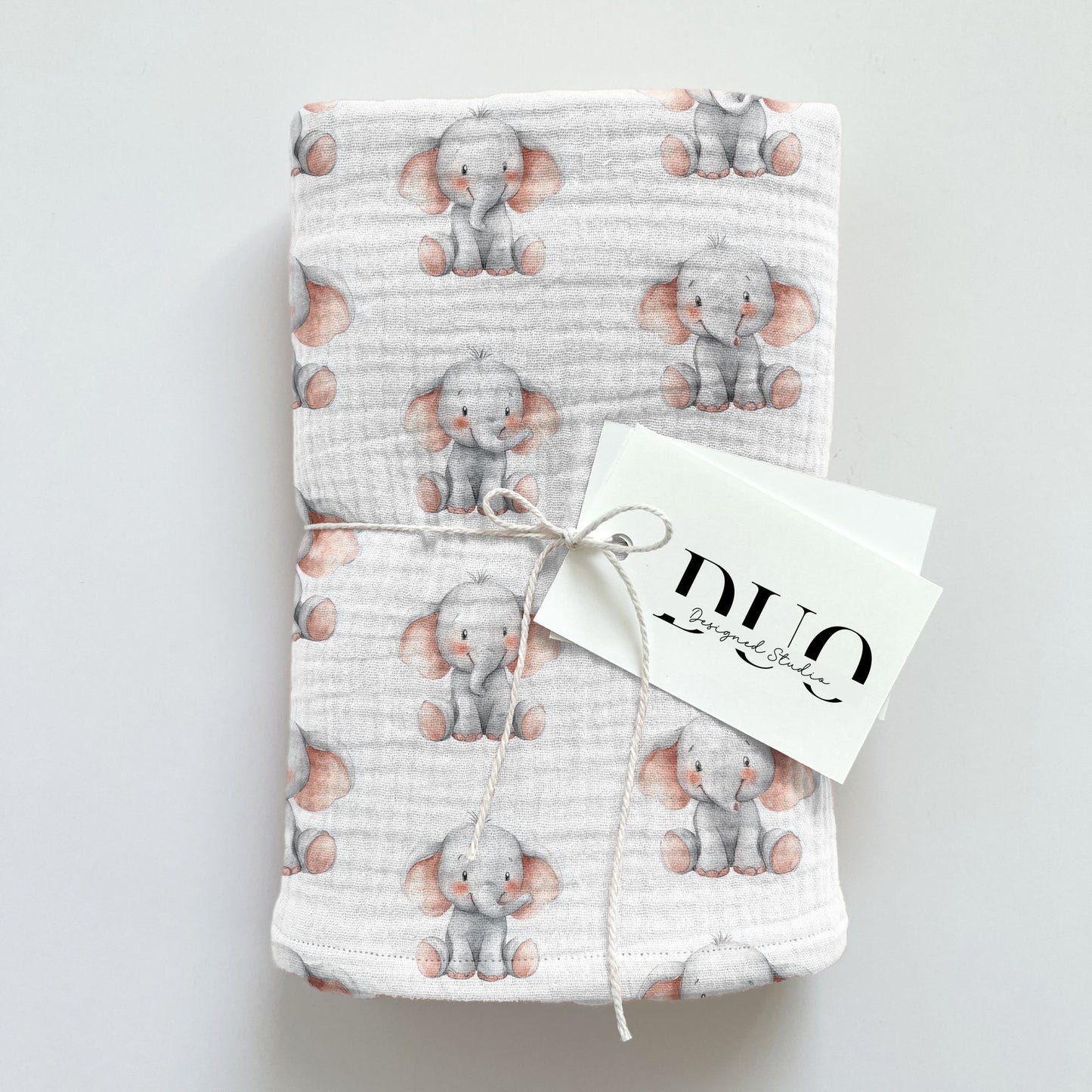 Cheeky Elephants Digital Seamless Pattern