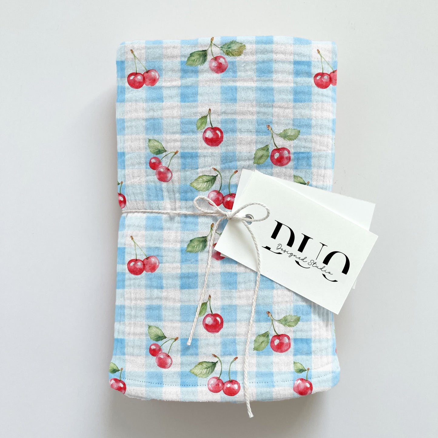 Cherry Picnic Digital Seamless Pattern