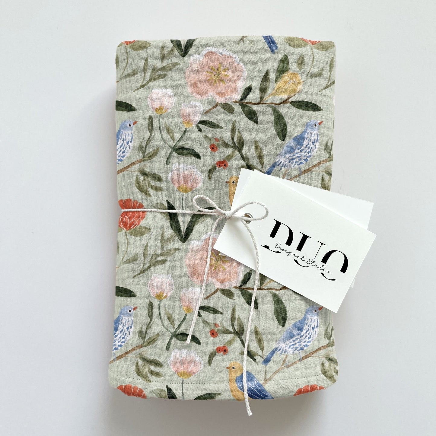 Chinoiserie Bird Floral Digital Seamless Pattern