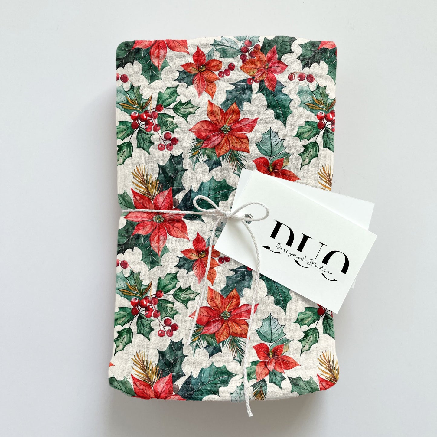 Christmas Berries Digital Seamless Pattern
