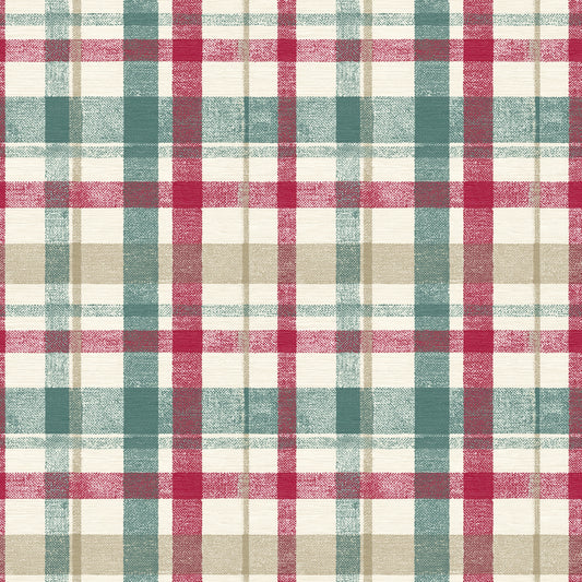 Christmas Chunky Plaid Digital Seamless Pattern