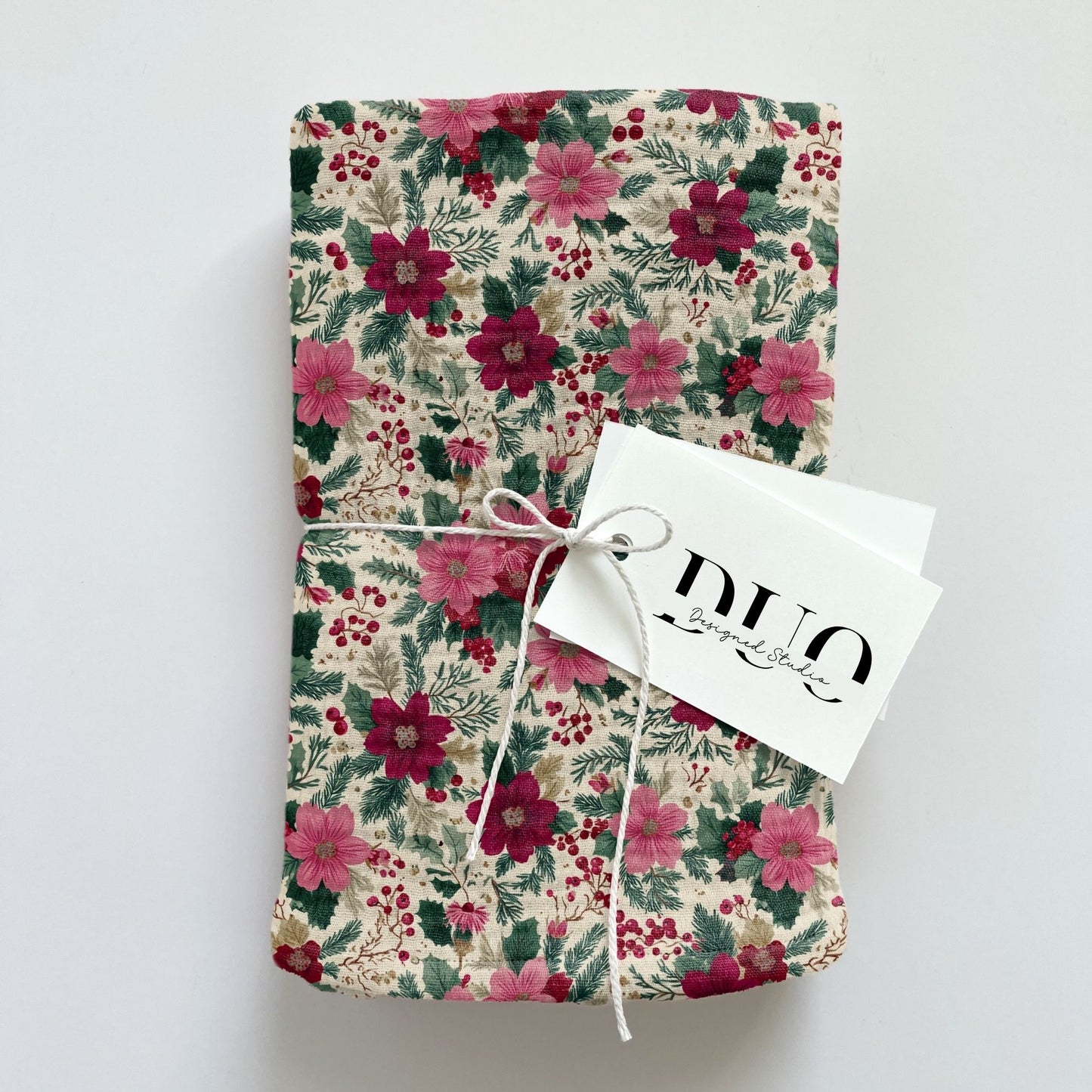 Christmas Floral Digital Seamless Pattern