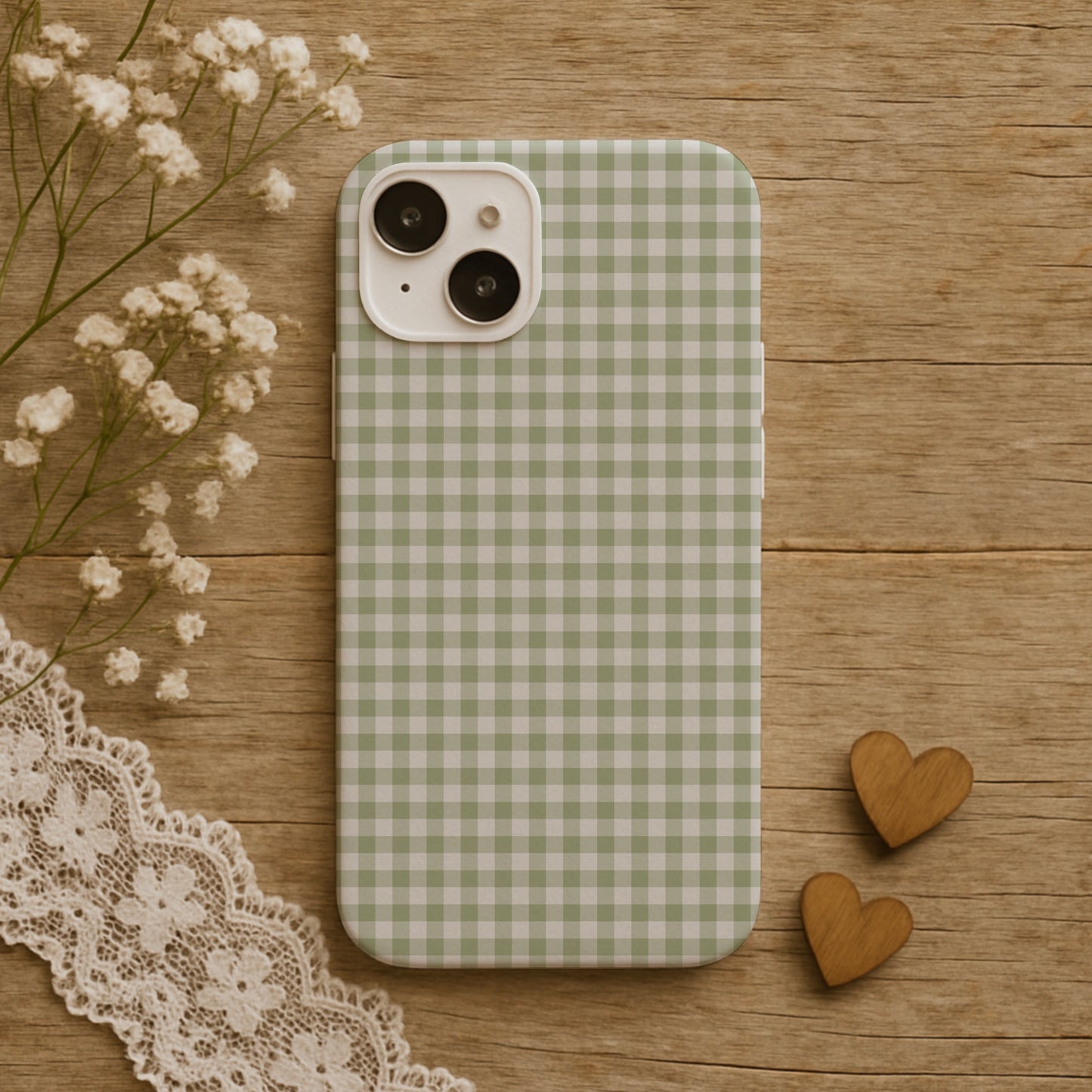 Christmas Green Gingham
