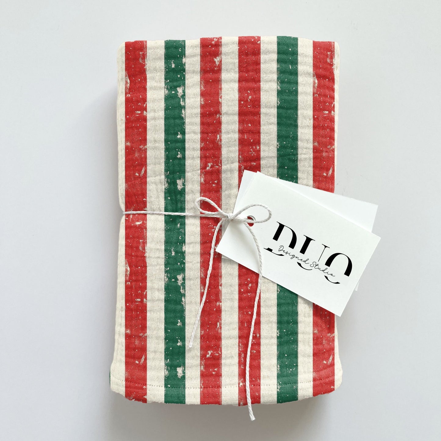 Christmas Rustic Stripes Digital Seamless Pattern