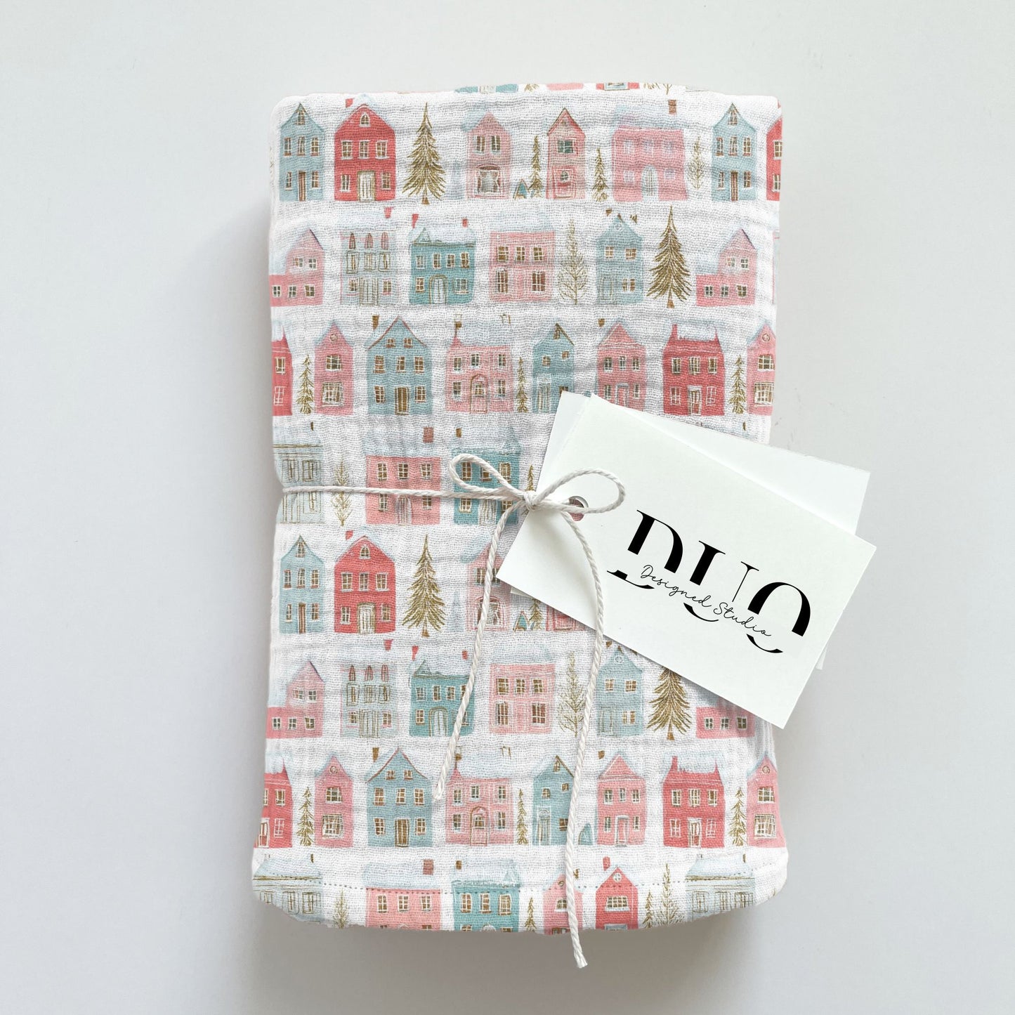 Christmas Street Digital Seamless Pattern