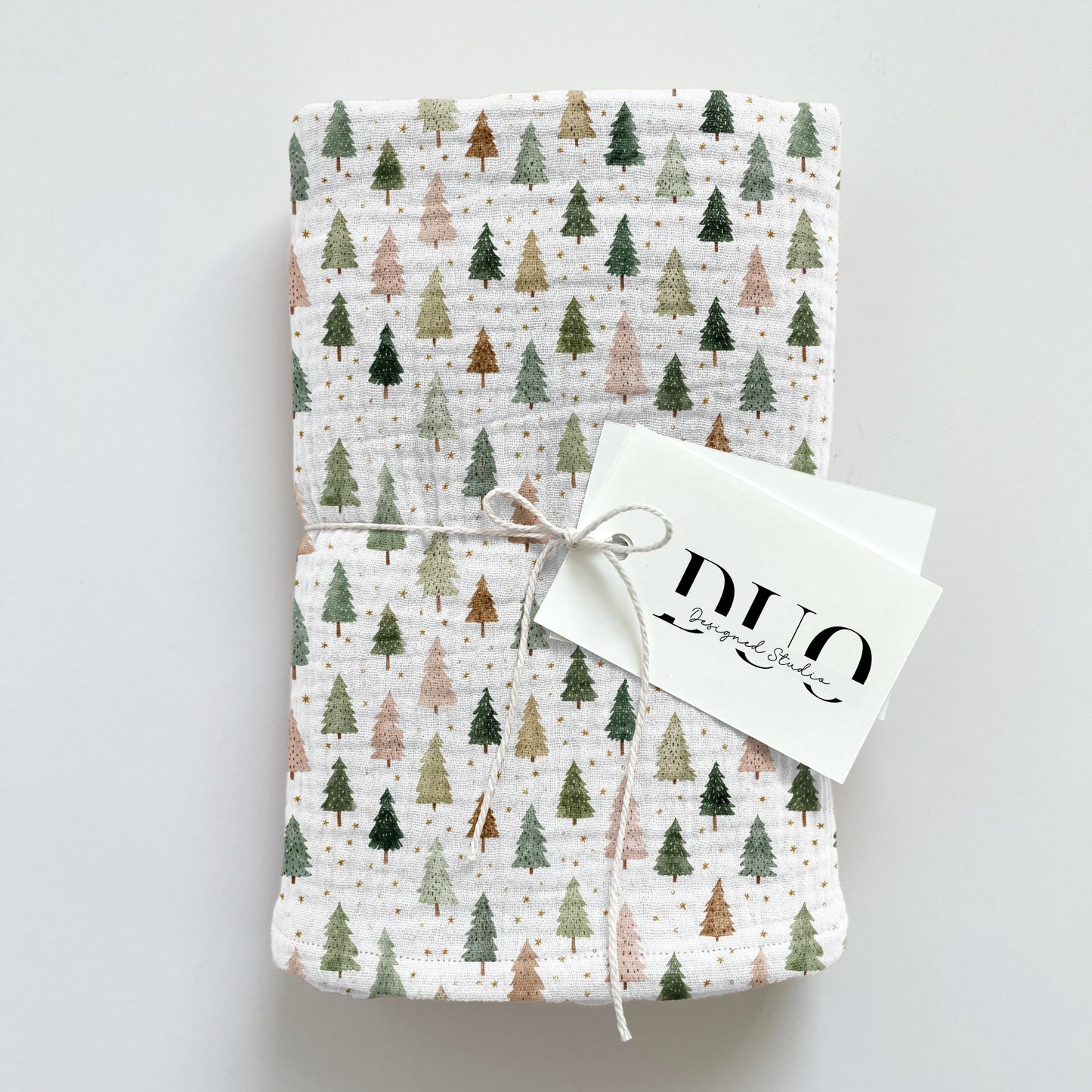 Christmas Tree Farm Digital Seamless Pattern