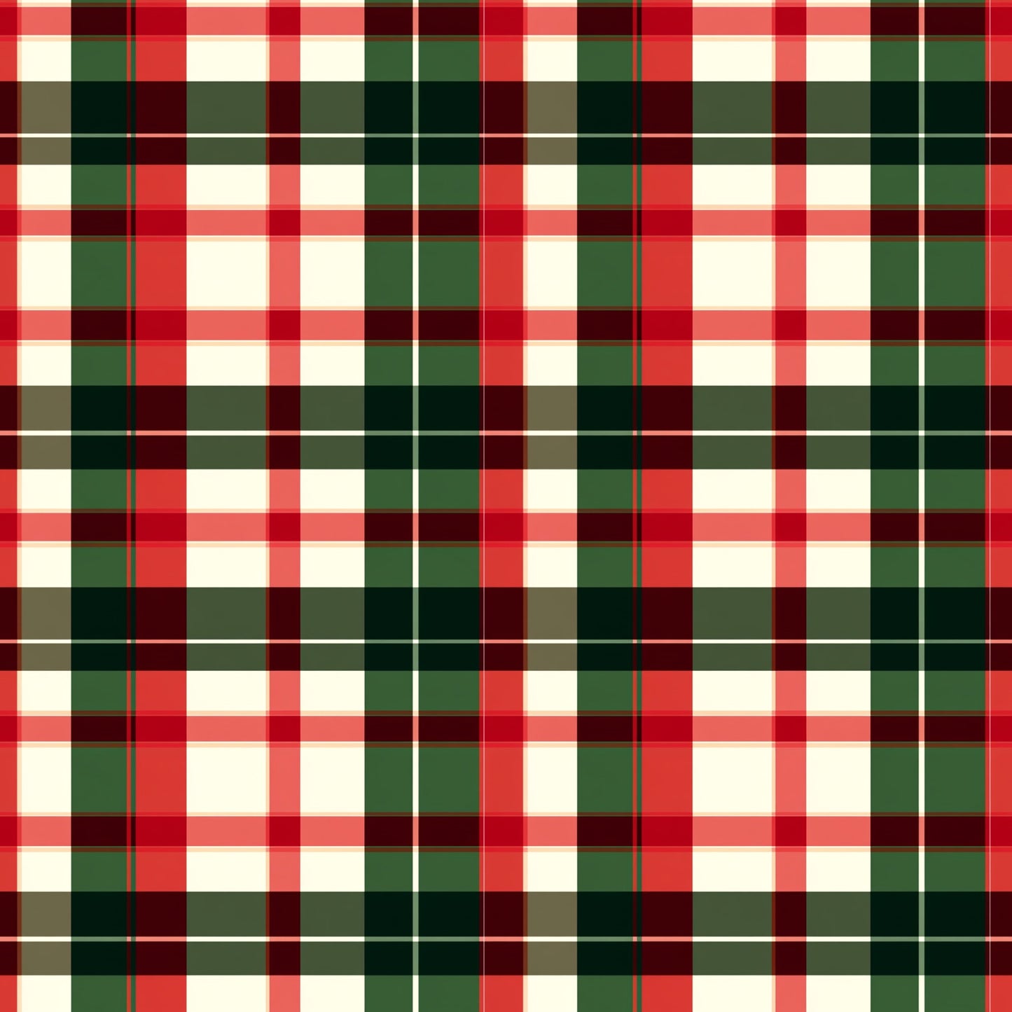 Christmas Check Tartan Digital Seamless Pattern
