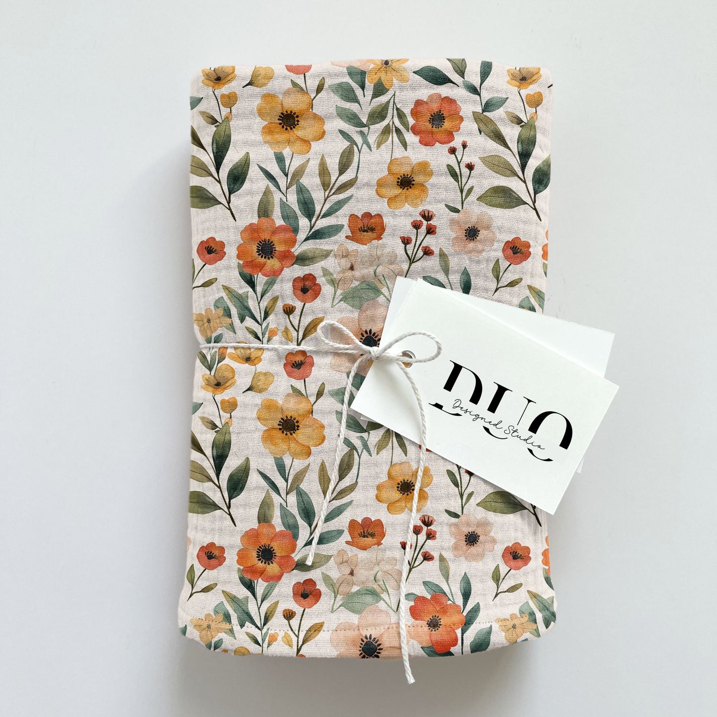 Citrus Floral Digital Seamless Pattern