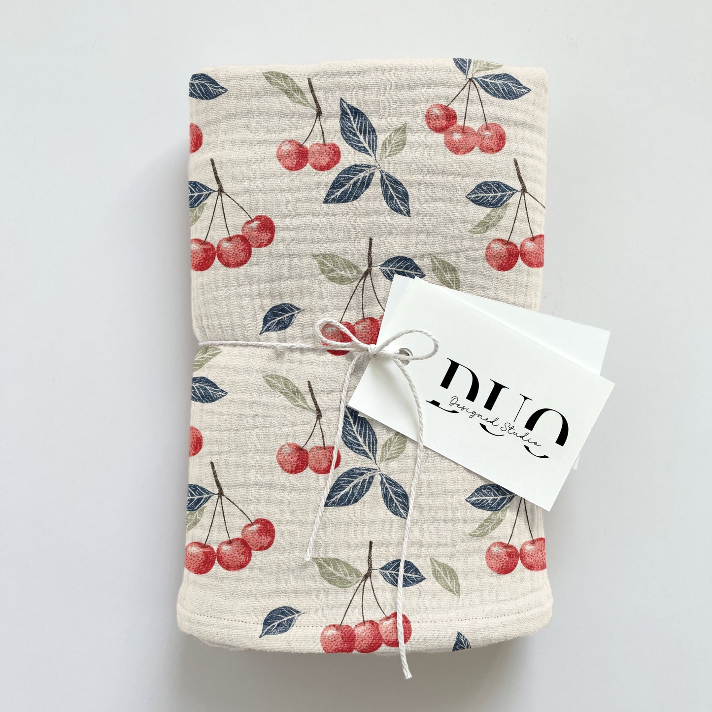 Classic Cherries Digital Seamless Pattern