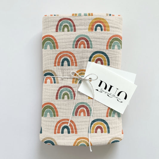 Classic Rainbows Digital Seamless Pattern