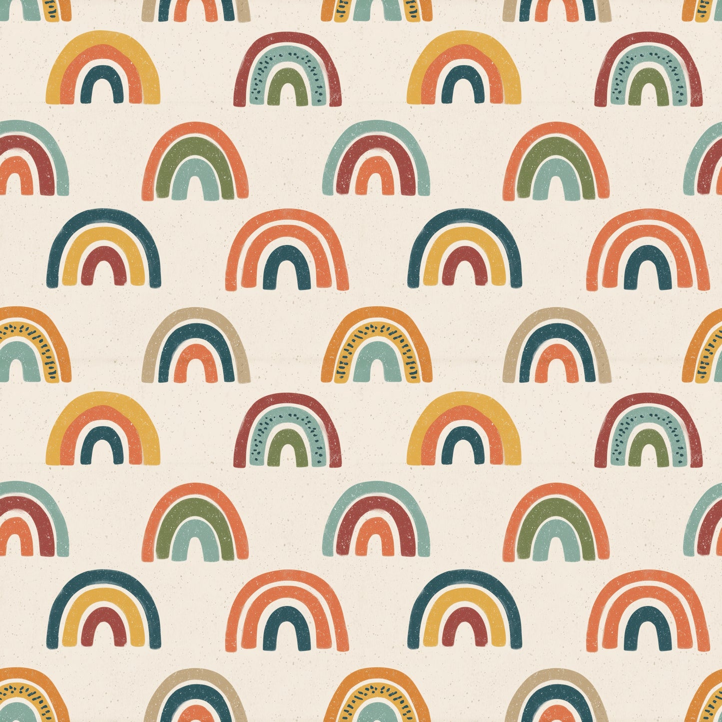 Classic Rainbows Digital Seamless Pattern