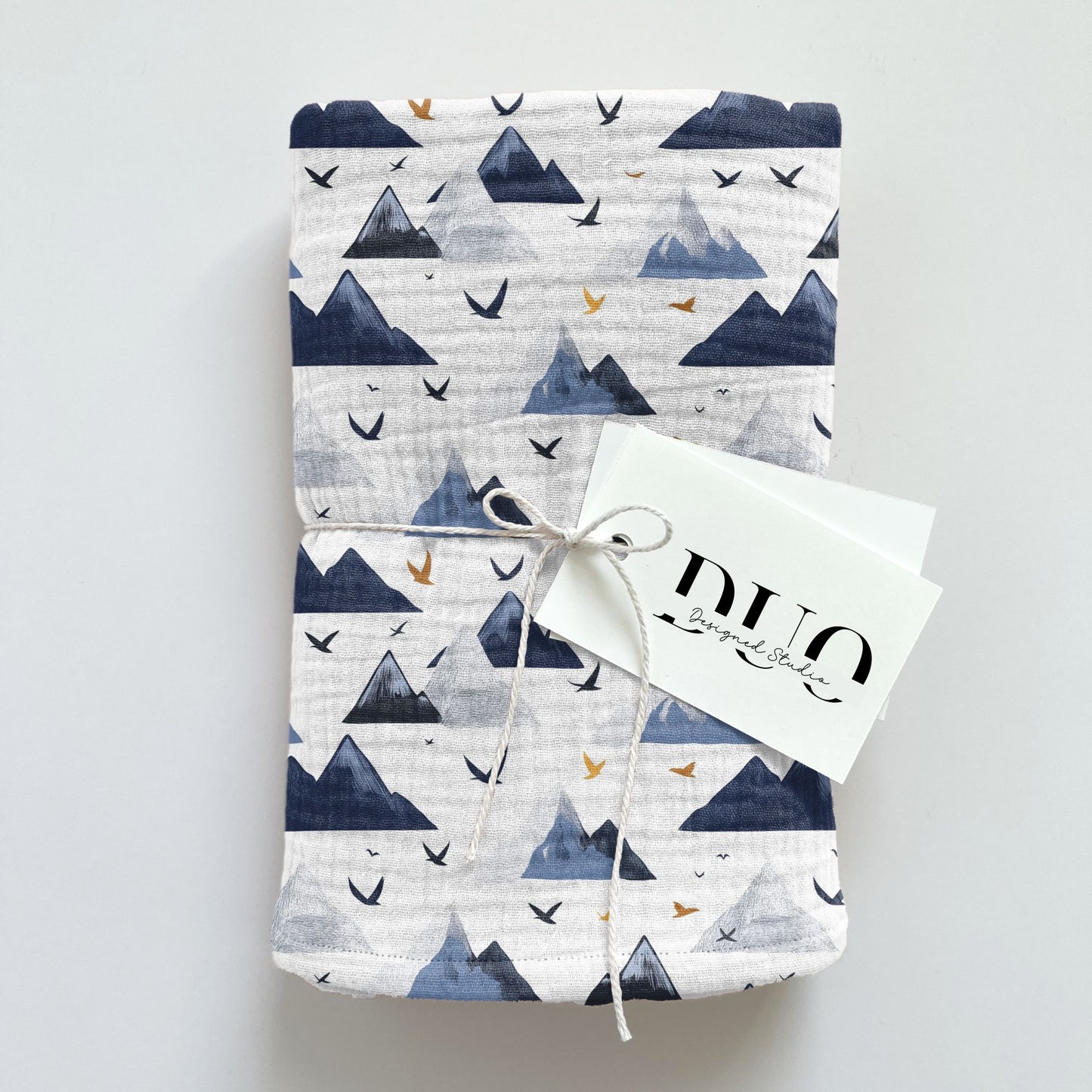 Cold Mountains Digital Seamless Pattern