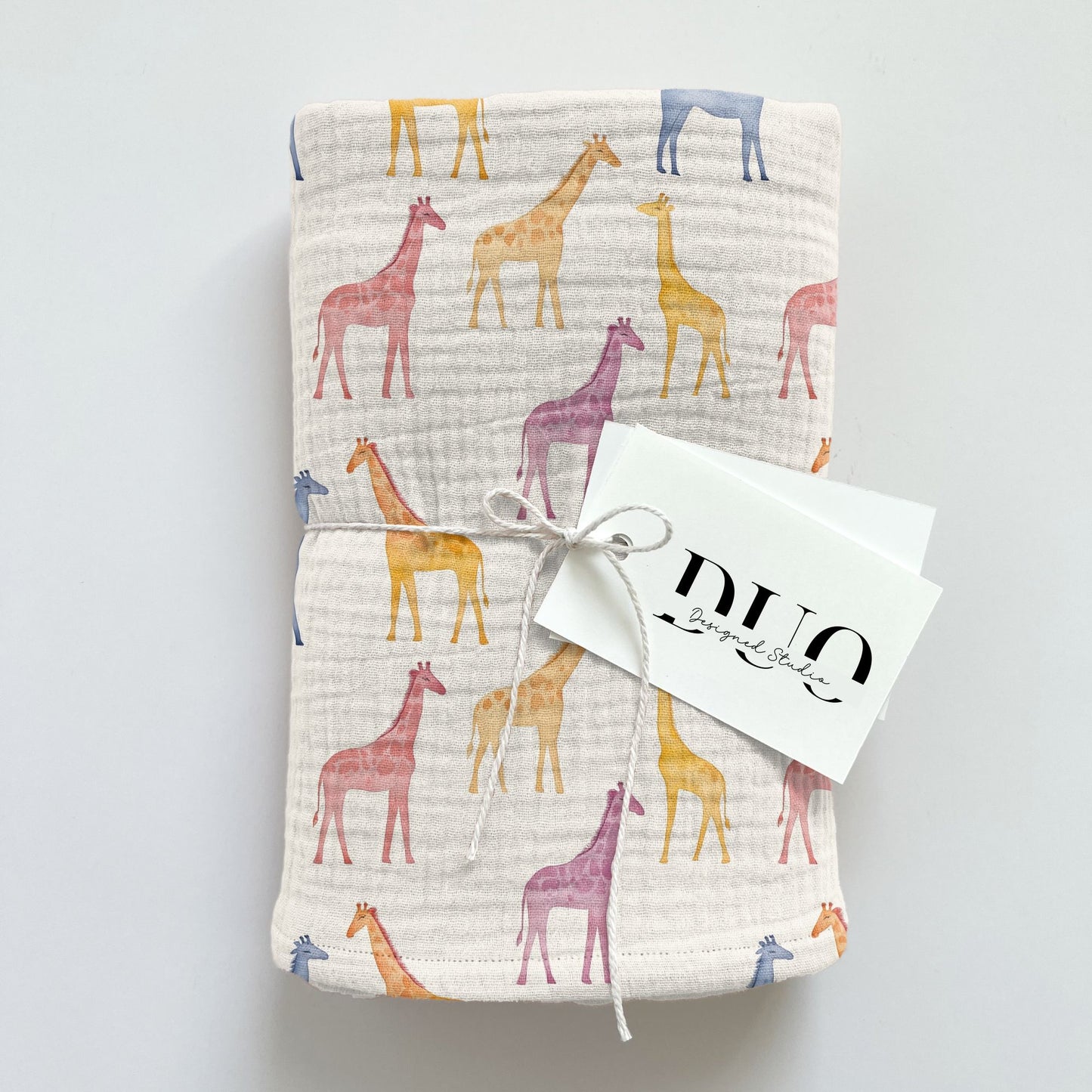 Colourful Giraffes Digital Seamless Pattern