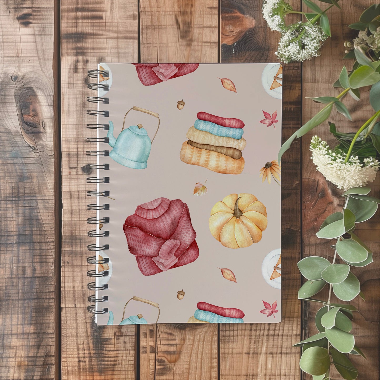 Cosy Autumn in Pink Grey