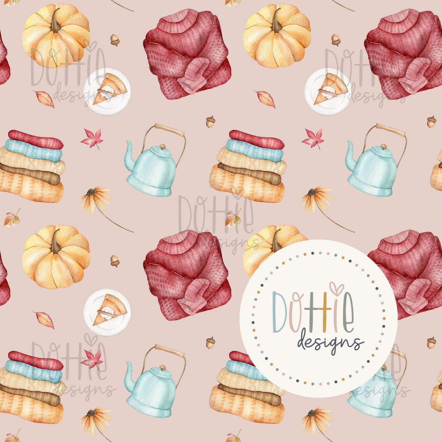 Cosy Autumn in Pink Grey
