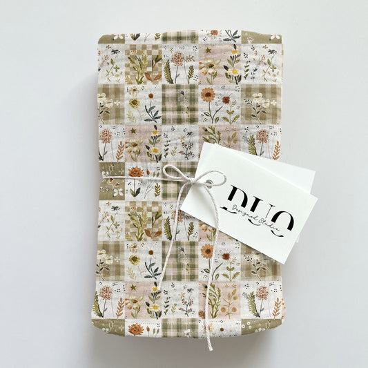 Cottagecore Patchwork Digital Seamless Pattern