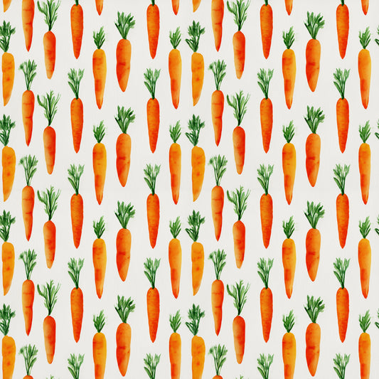 Crunchy Carrots Digital Seamless Pattern