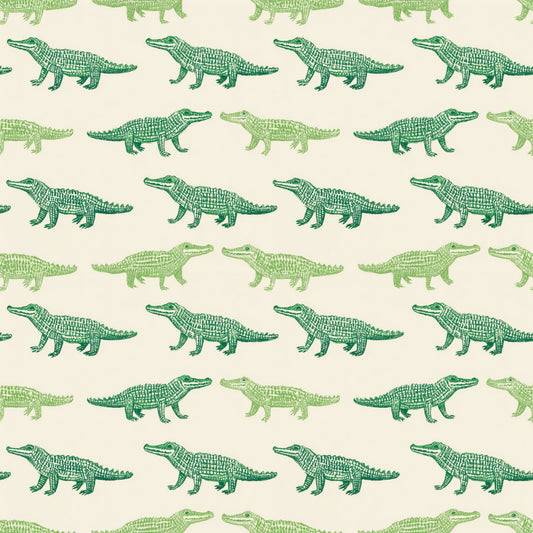 Cute Crocs Digital Seamless Pattern