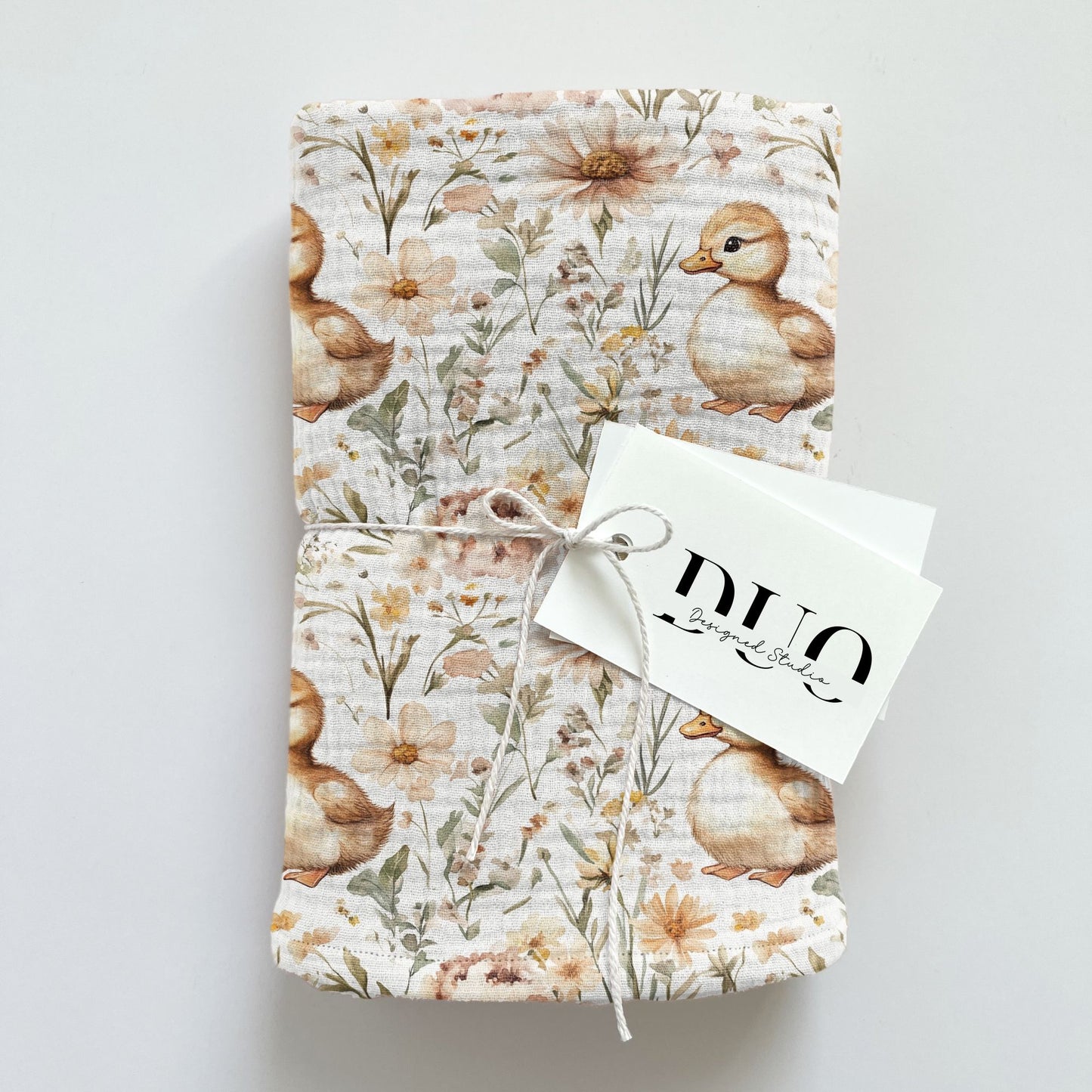 Cute Duckling Digital Seamless Pattern