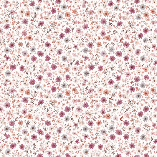 Cute Floral Spring Digital Seamless Pattern