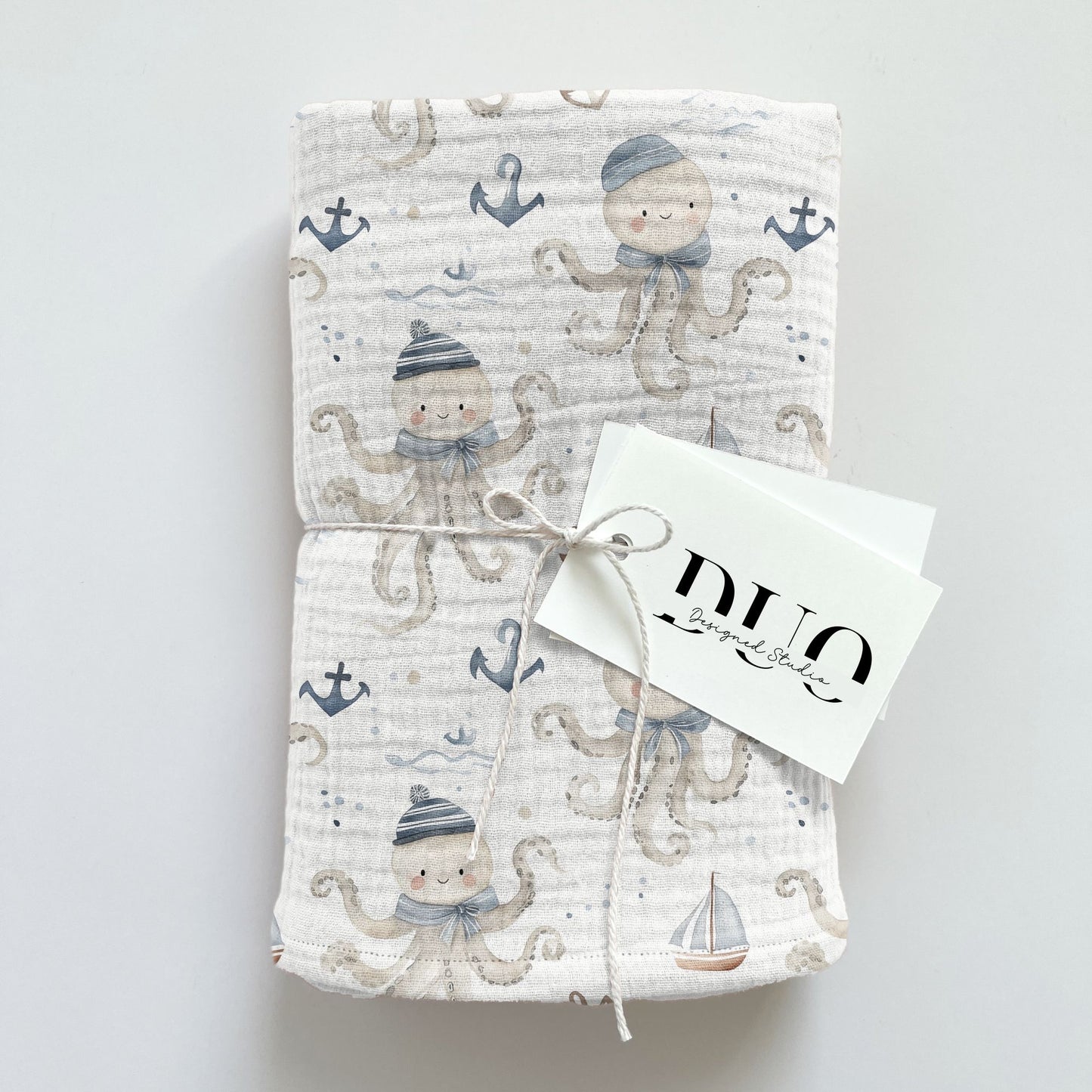 Cute Octopuses Digital Seamless Pattern