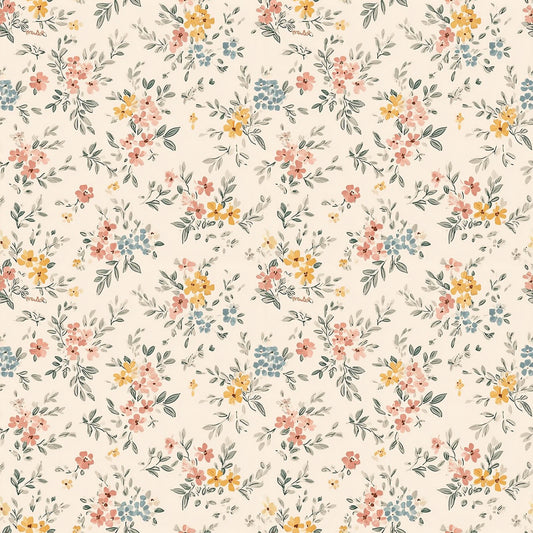 Spring Ditsy Floral Digital Seamless Pattern