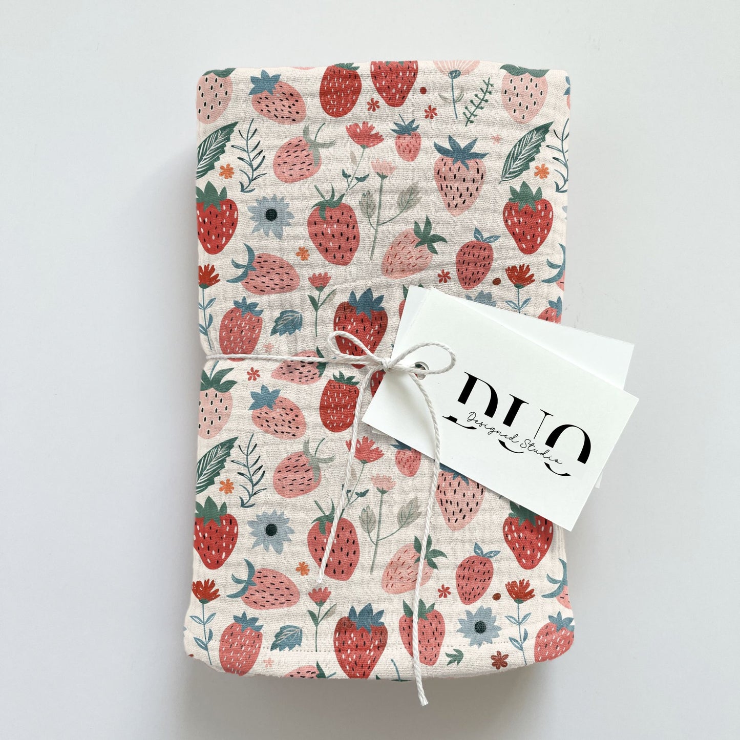Cute Strawberries Digital Seamless Pattern