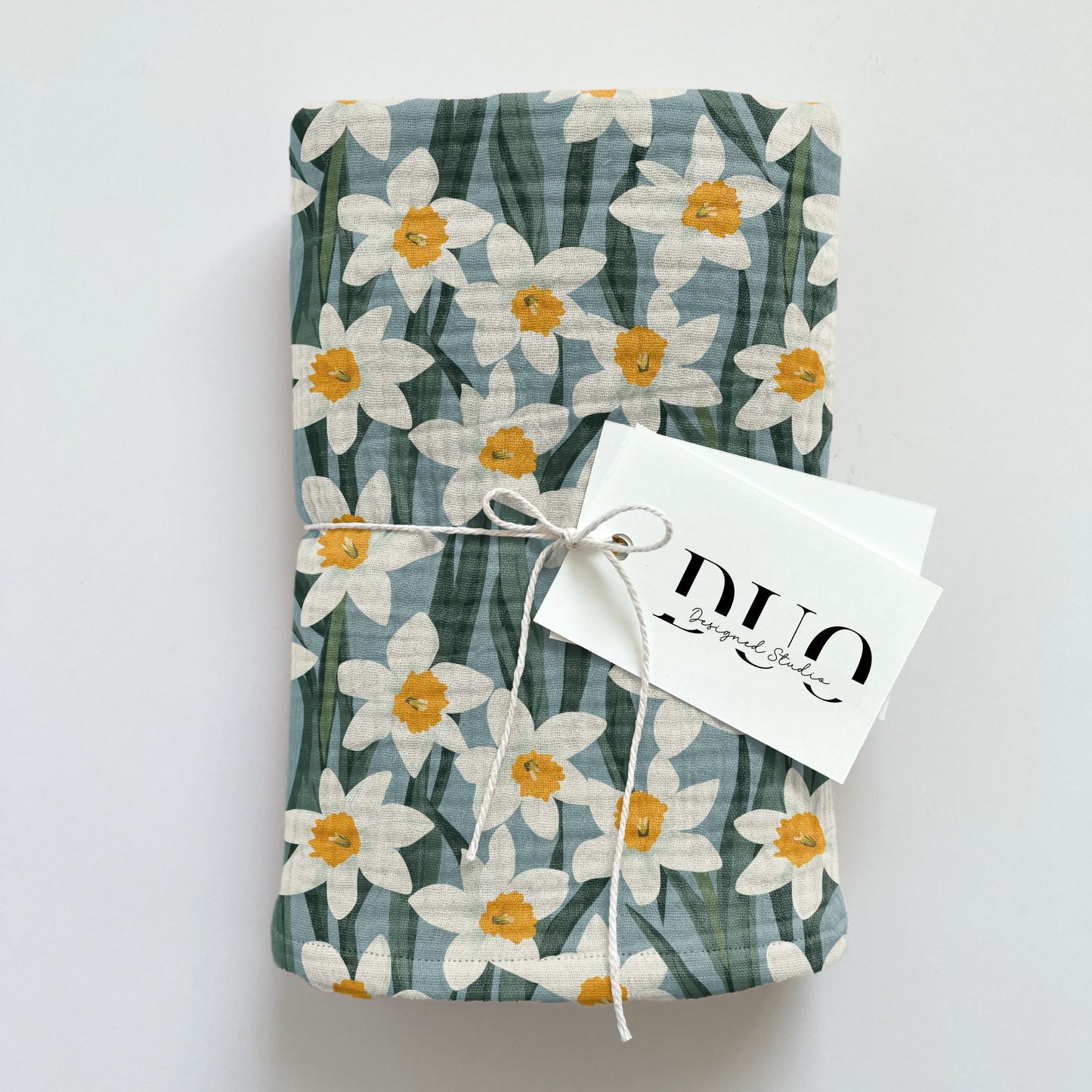 Spring Daffodils Digital Seamless Pattern