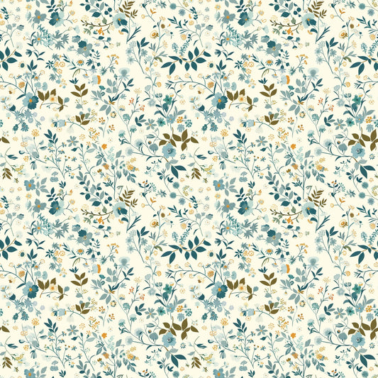 Dainty Blue Ditsy Digital Seamless Pattern