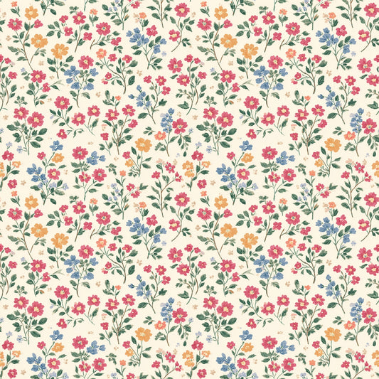 Dainty Red Ditsy Digital Seamless Pattern