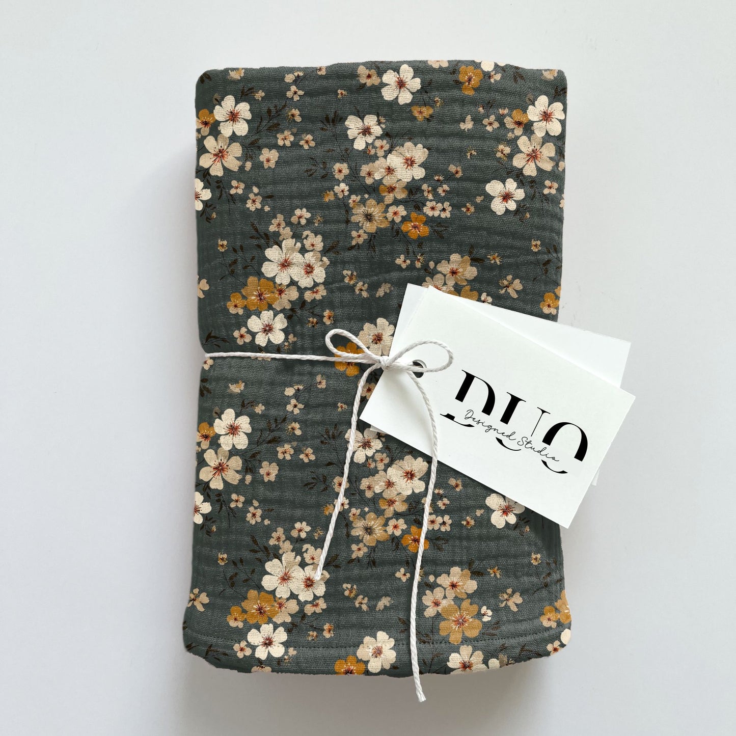 Dark Brown Ditsy Floral Digital Seamless Pattern