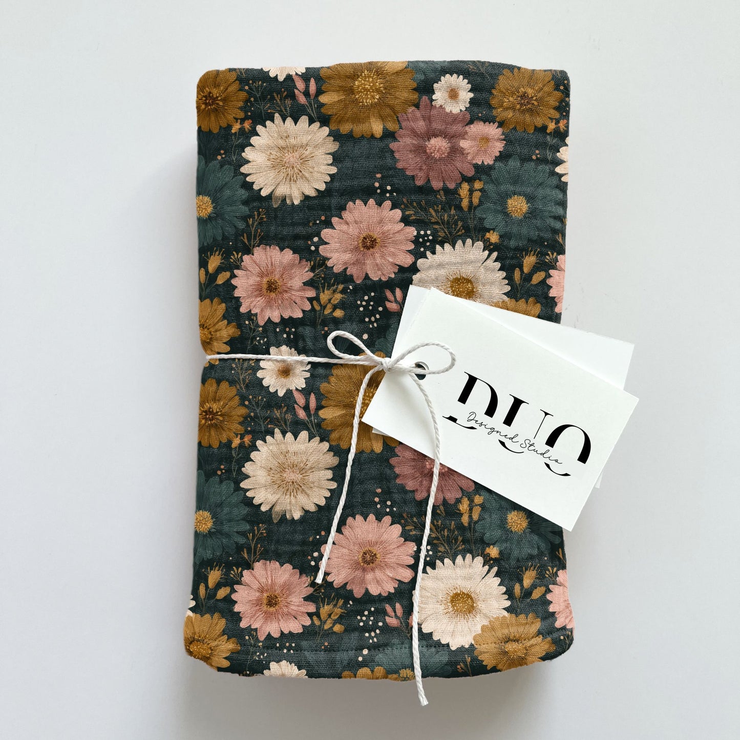 Dark Vintage Blooms Digital Seamless Pattern