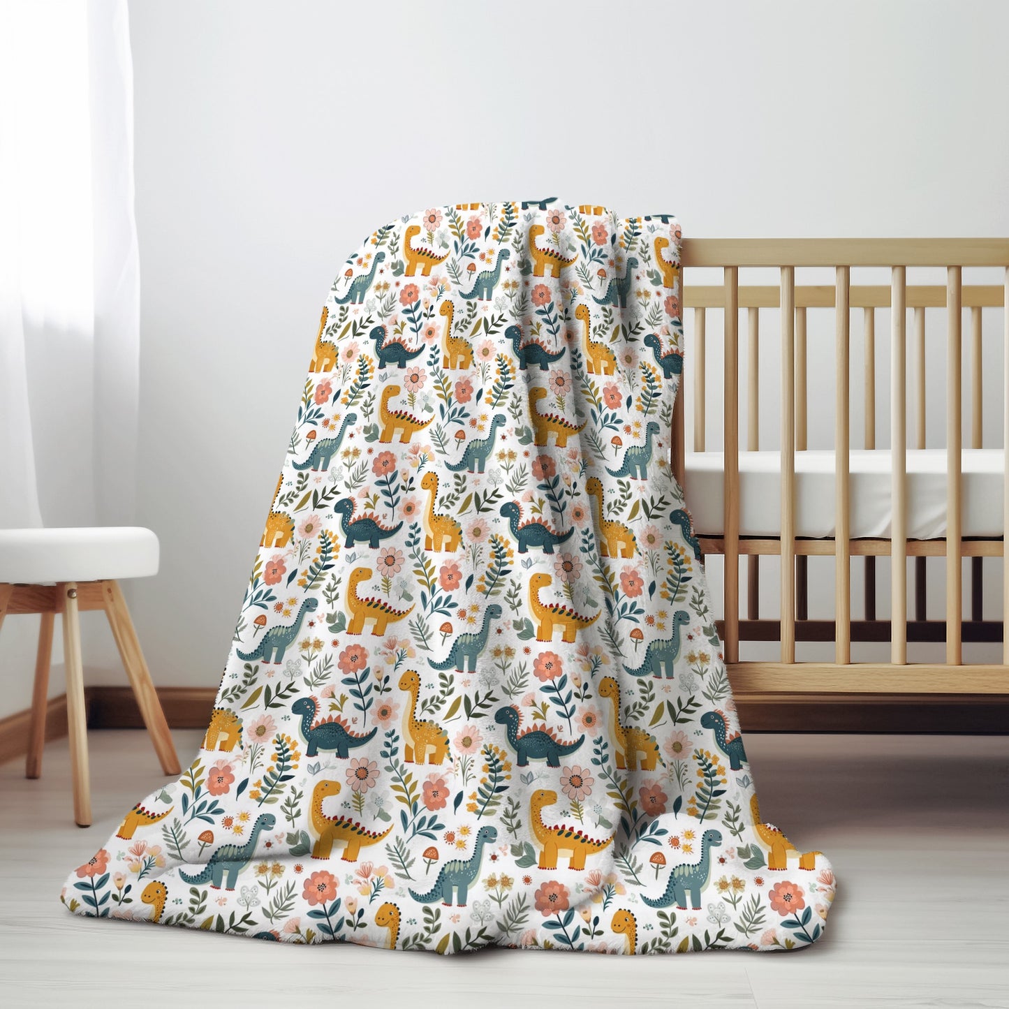 Dinosaur Land Digital Seamless Pattern