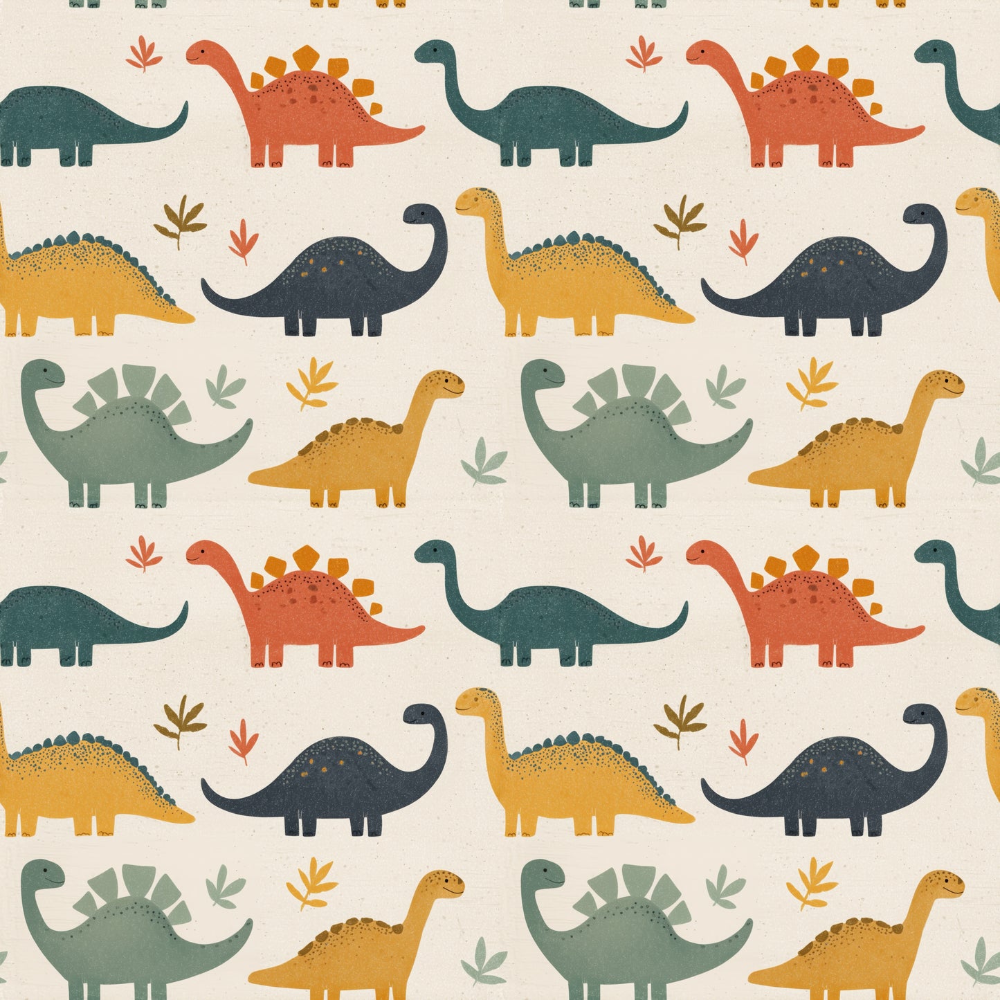 Dino Stomp Digital Seamless Pattern
