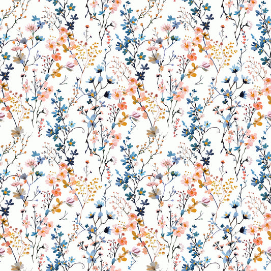 Ditsy Wilderness Digital Seamless Pattern