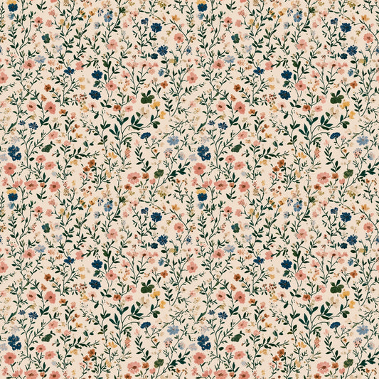 Ditsy Wildflowers Digital Seamless Pattern
