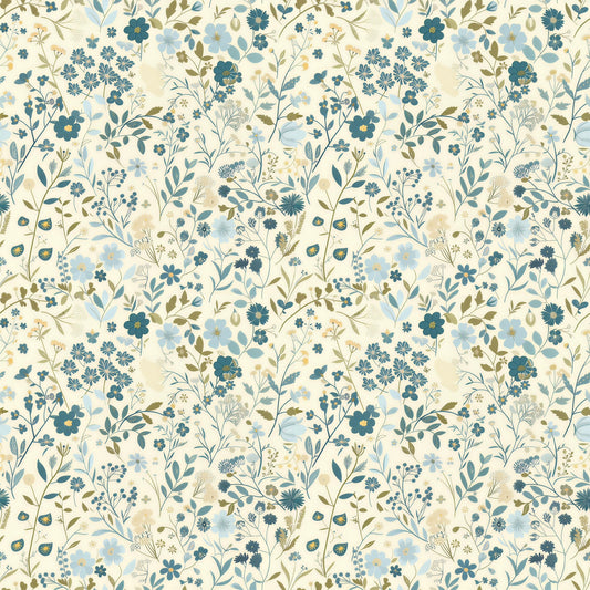 Dixie Floral Digital Seamless Pattern